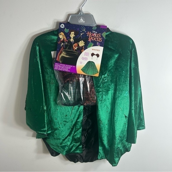 Disney Hocus Pocus Winifred Adult Costume Set NEW Cape Hair Piece Halloween main image 4